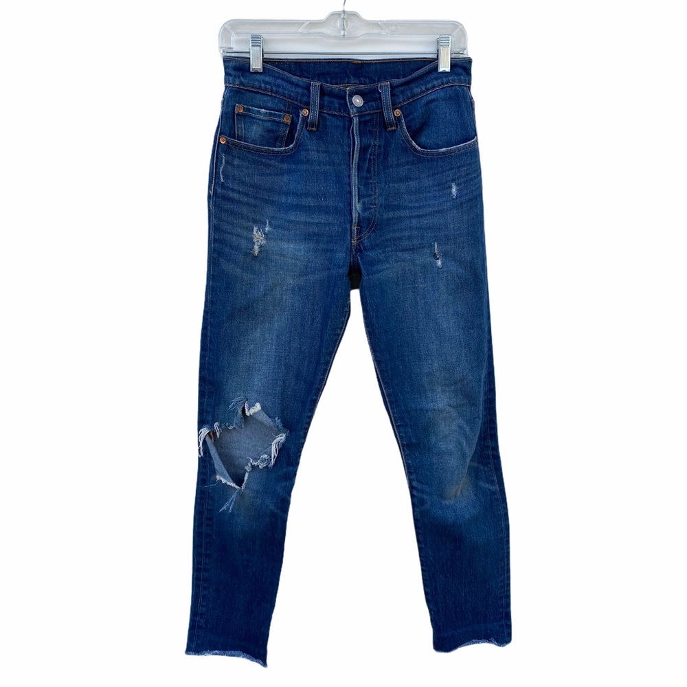 Levi's 501 Distressed Jeans Size 26x30
